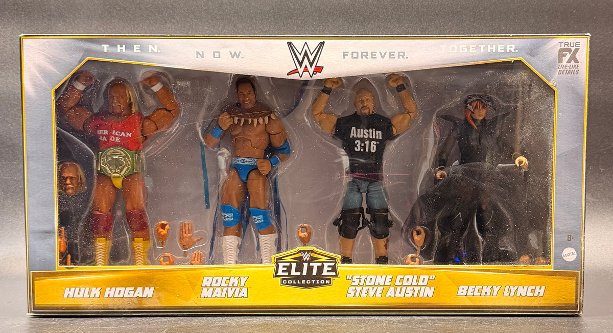 Then Now Forever Together WWE Elite Collection Action Figure Set Mattel 2023