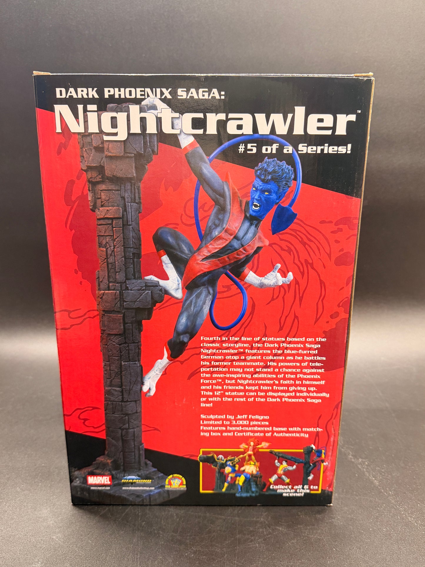 Nightcrawler Dark Phoenix Saga #5 Diamond Select Marvel Gallery Diorama Statue