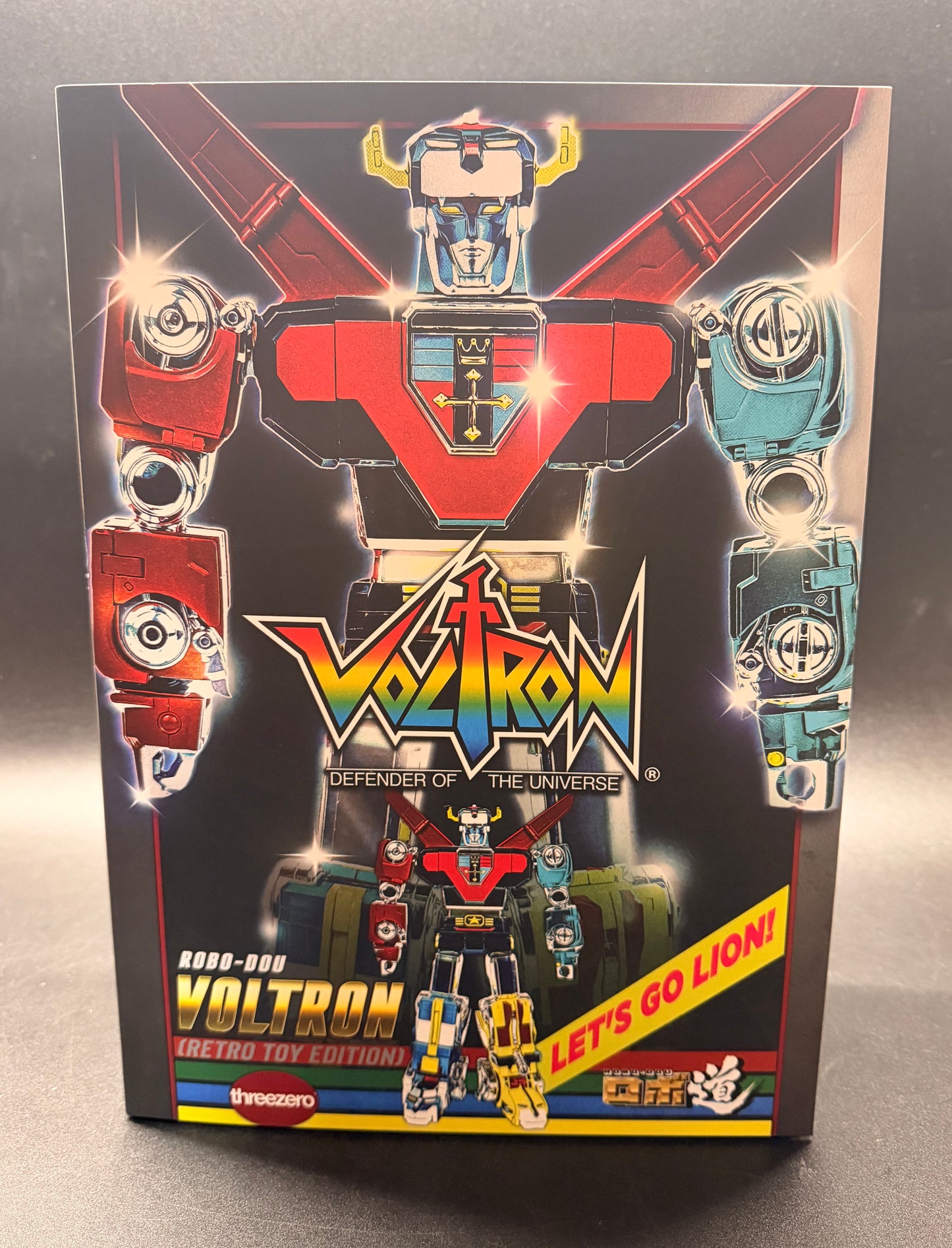Voltron: Defender of the Universe Voltron Retro Toy Edition ROBO-DOU Threezero Action Figure