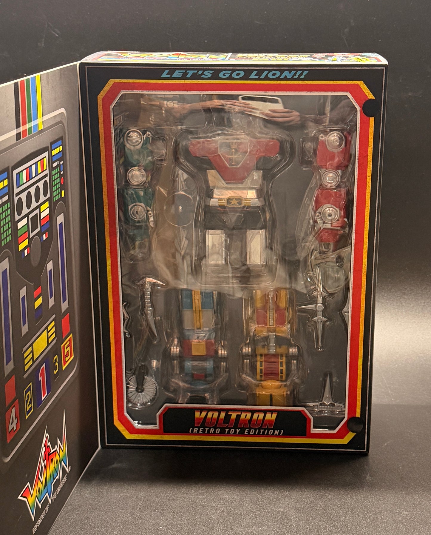 Voltron: Defender of the Universe Voltron Retro Toy Edition ROBO-DOU Threezero Action Figure