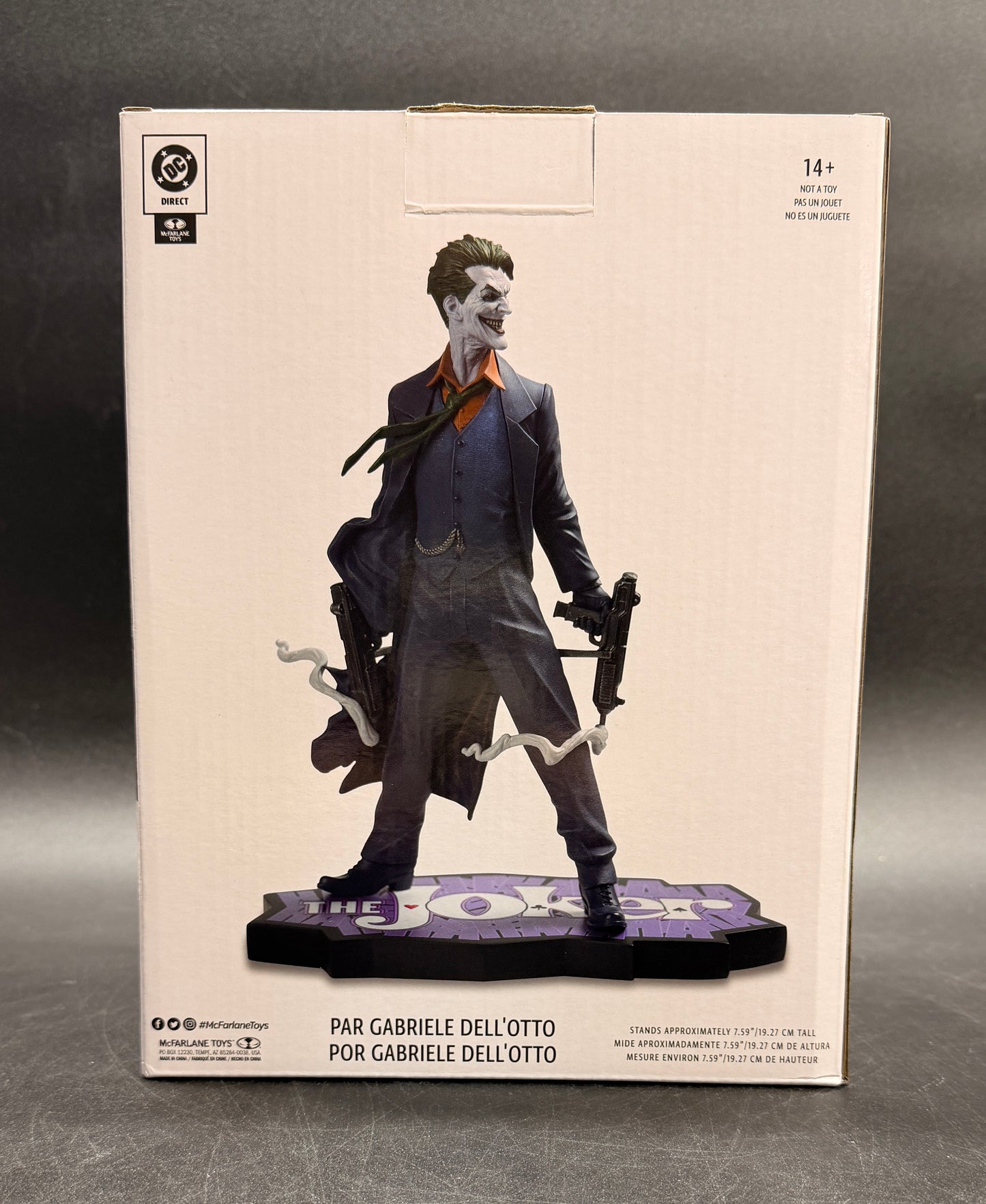 The Joker Purple Craze Statues - 1/10 Scale The Joker By Gabriele Dell'Otto (Resin) DC Direct Mcfarlane