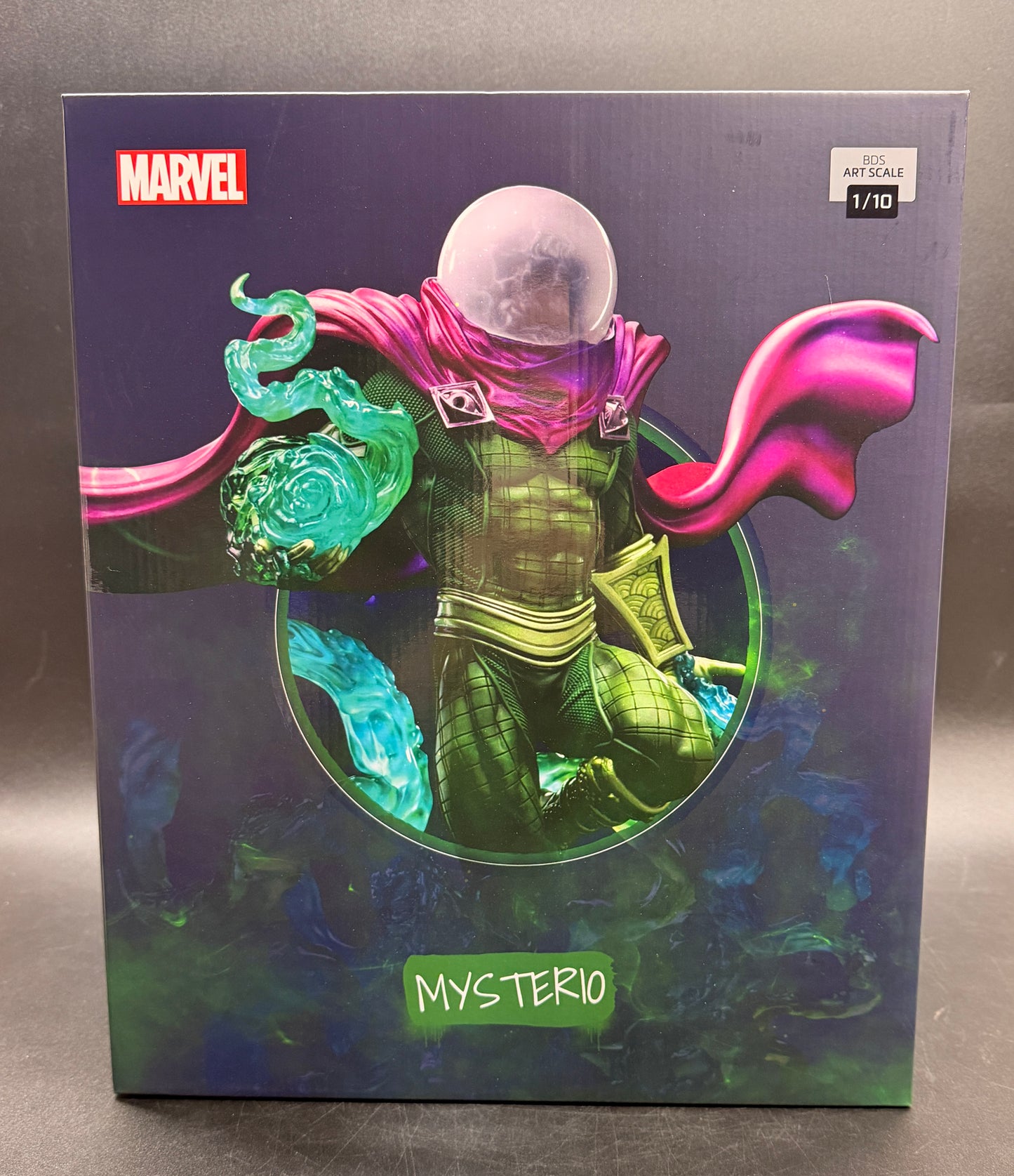 Mysterio Spider-Man vs Villains Battle Diorama Series 1:10 Art Scale Limited Edition Statue Iron Studios