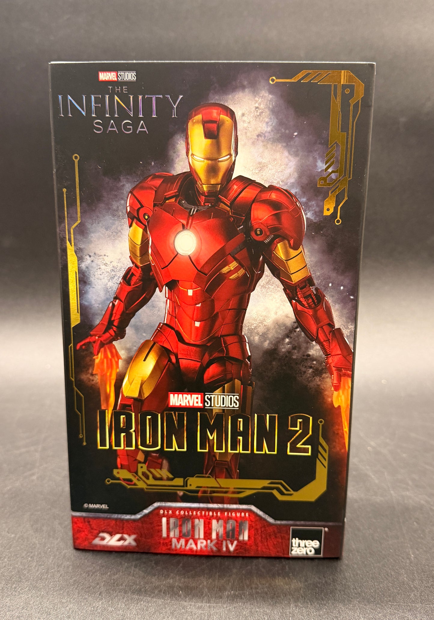 Iron Man Mk IV 1/12 Scale Iron man 2 The Infinity Saga DLX Three Zero Action Figure