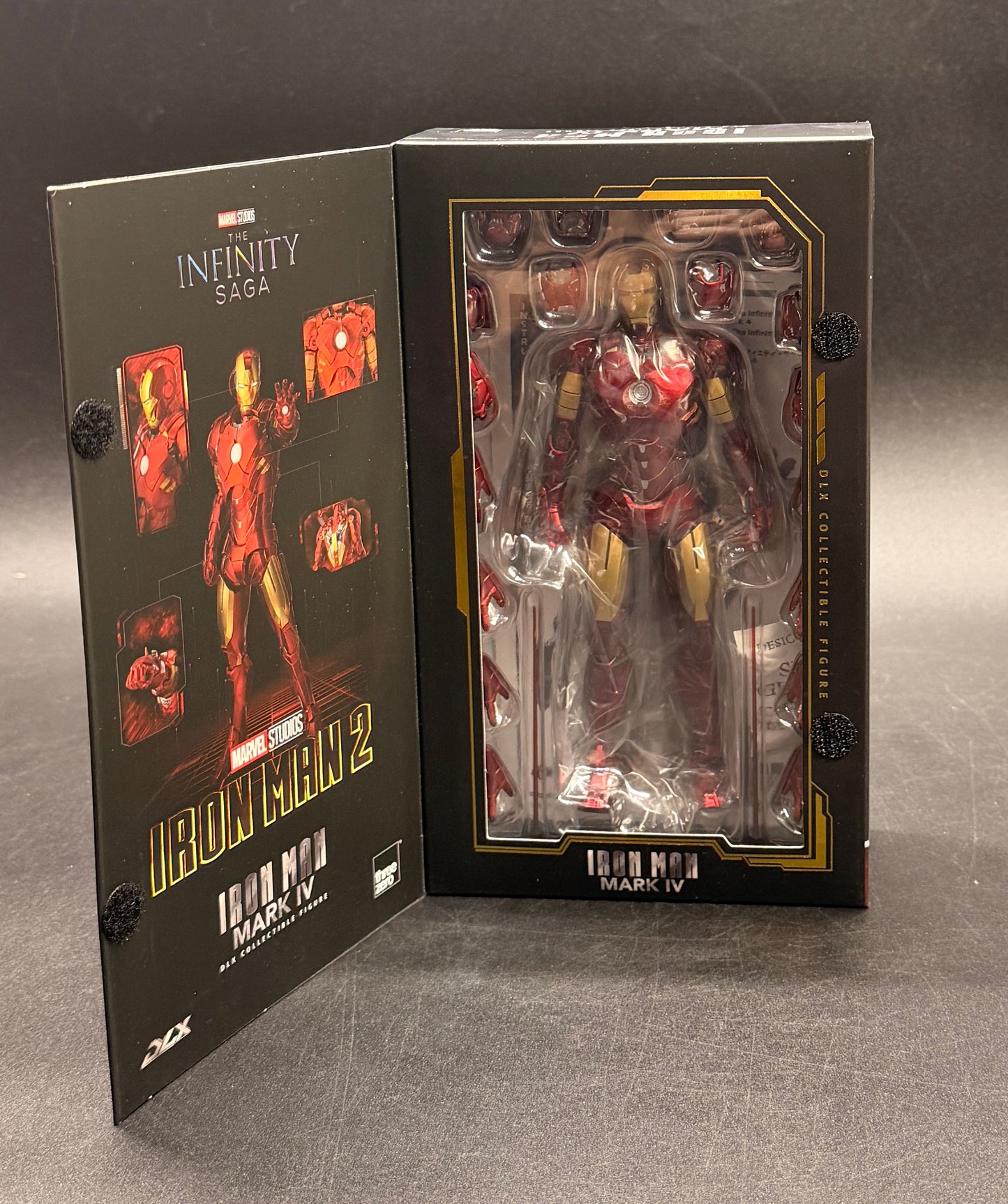 Iron Man Mk IV 1/12 Scale Iron man 2 The Infinity Saga DLX Three Zero Action Figure