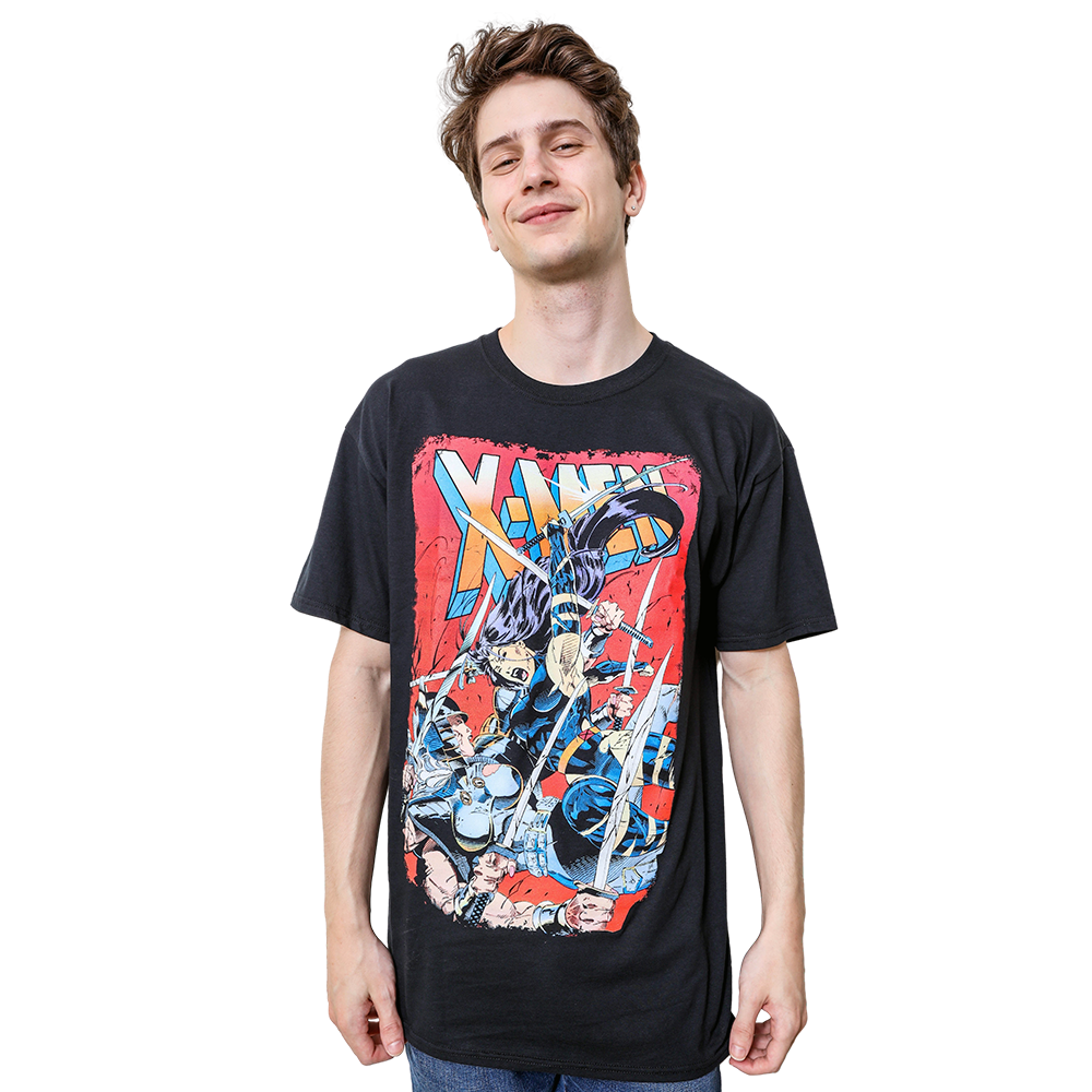 Marvel Comics X-Men Sword Showdown: Psylocke vs Spiral Adult T-Shirt