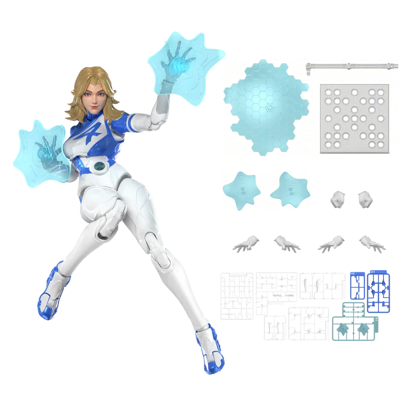Invisible Woman Marvel Rivals Champion Class Model Kit Action Figure Blokees 2026