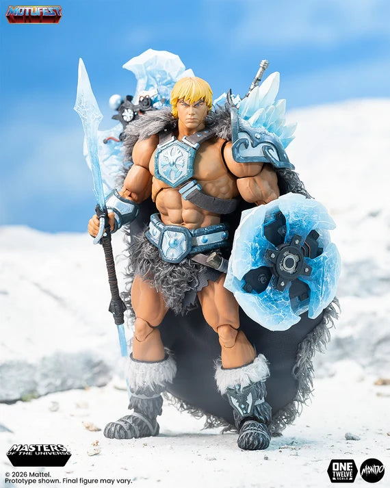 Ice Armor He-Man & Fire Armor Skeletor Masters of the Universe 200X 1:12 Scale Limited Edition Action Figure Set Mondo 2026