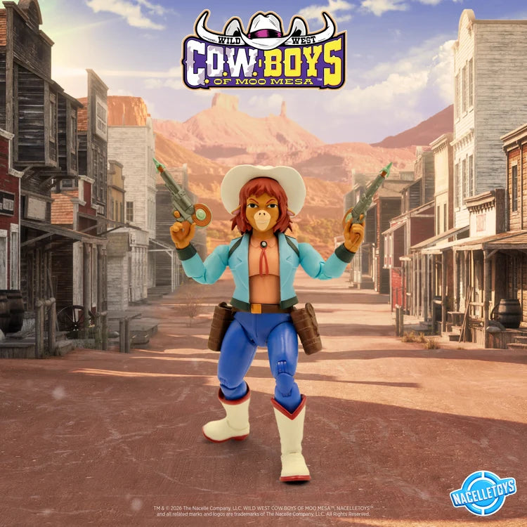 Cowlamity Kate Cudster in the Golden Cud Mine Wild West C.O.W.-Boys of Moo Mesa SDCC Exclusive Action Figure Nacelle Toys 2026