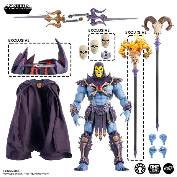 Skeletor (Masters of the Universe: 200X) Timed Edition 1/12 Scale Action Figure Mondo 2026