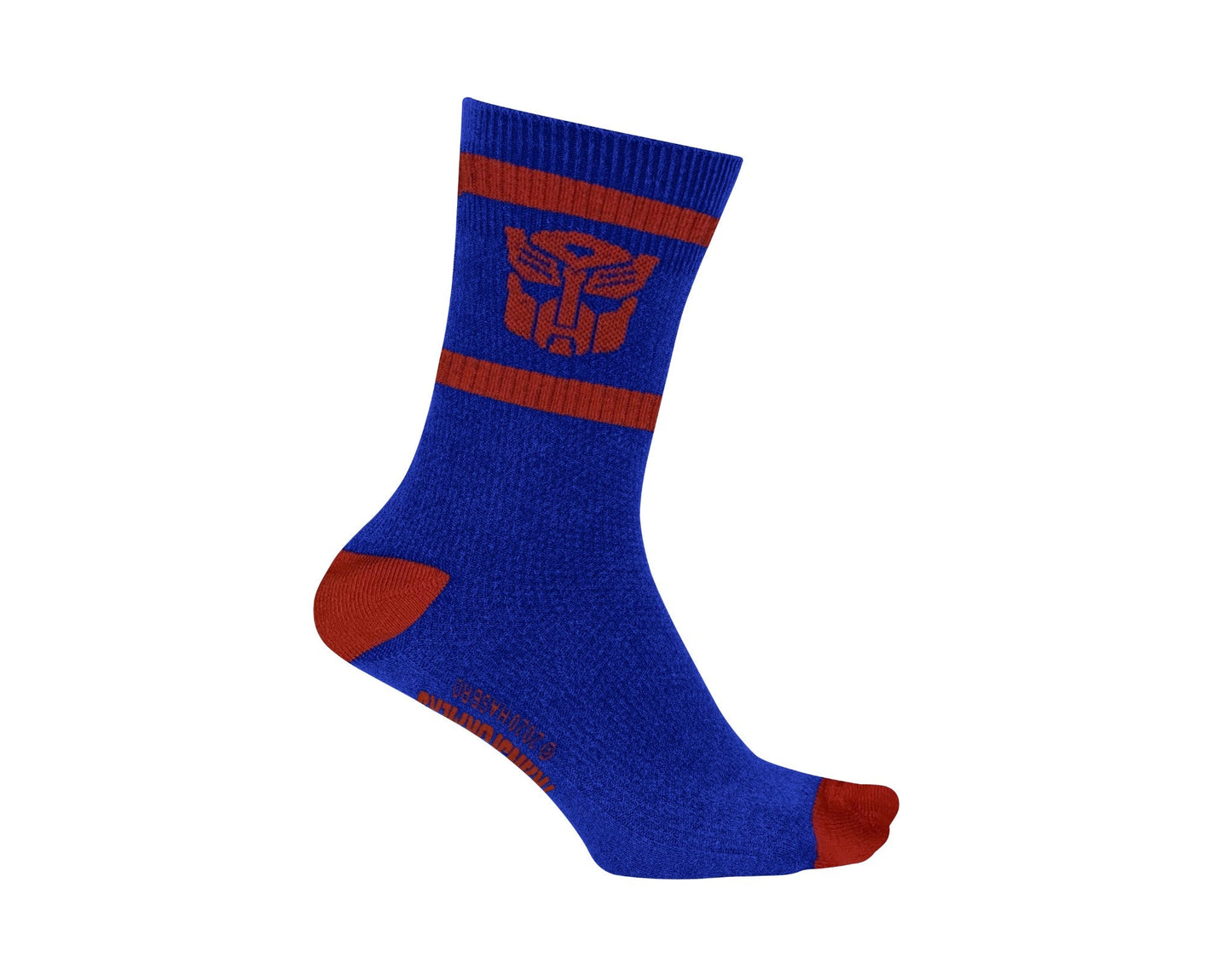 Hasbro Transformers Autobots Symbol Blue and Red Crew Socks