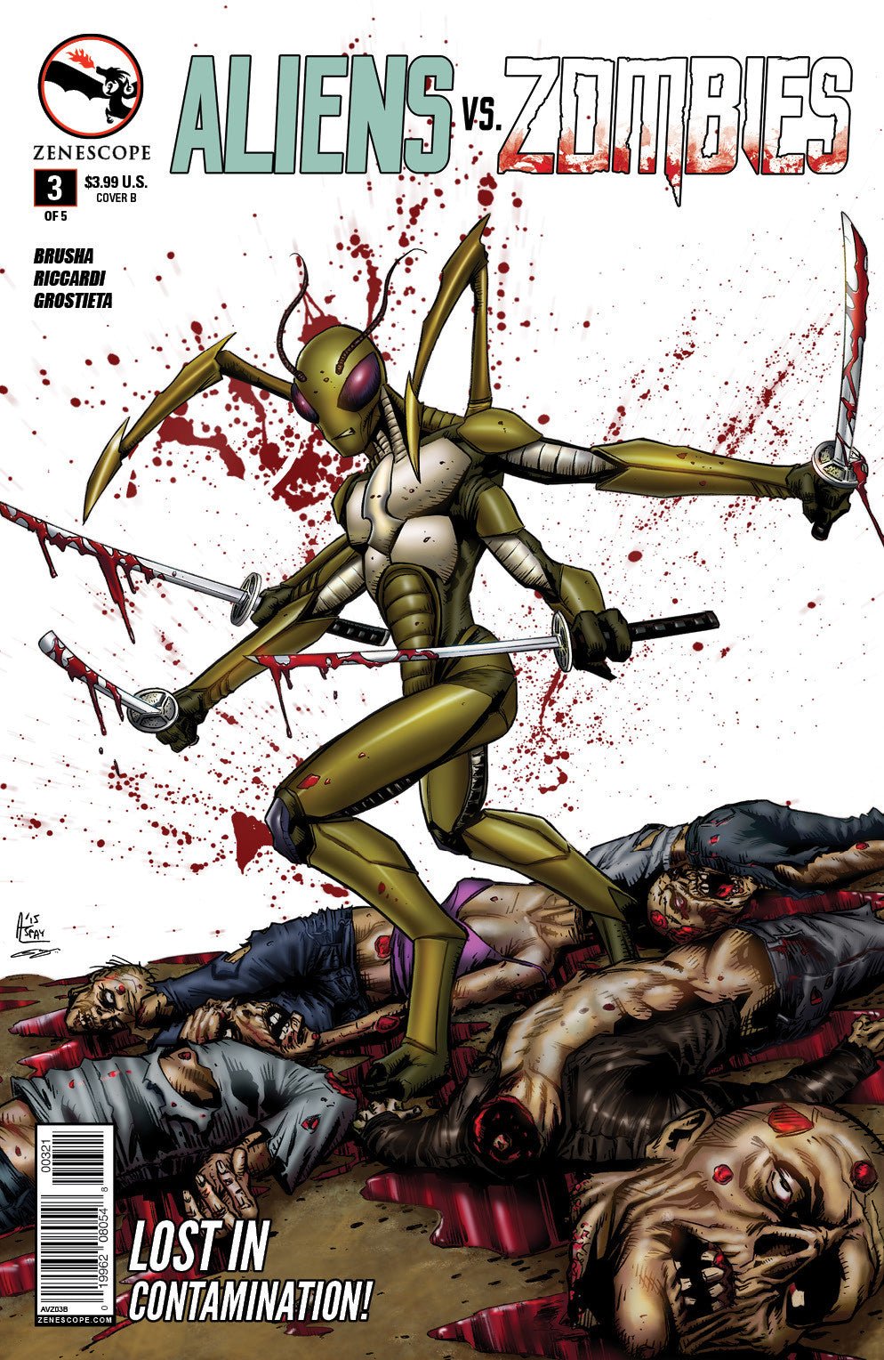 Aliens vs. Zombies #3