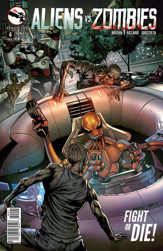 Aliens vs. Zombies #4