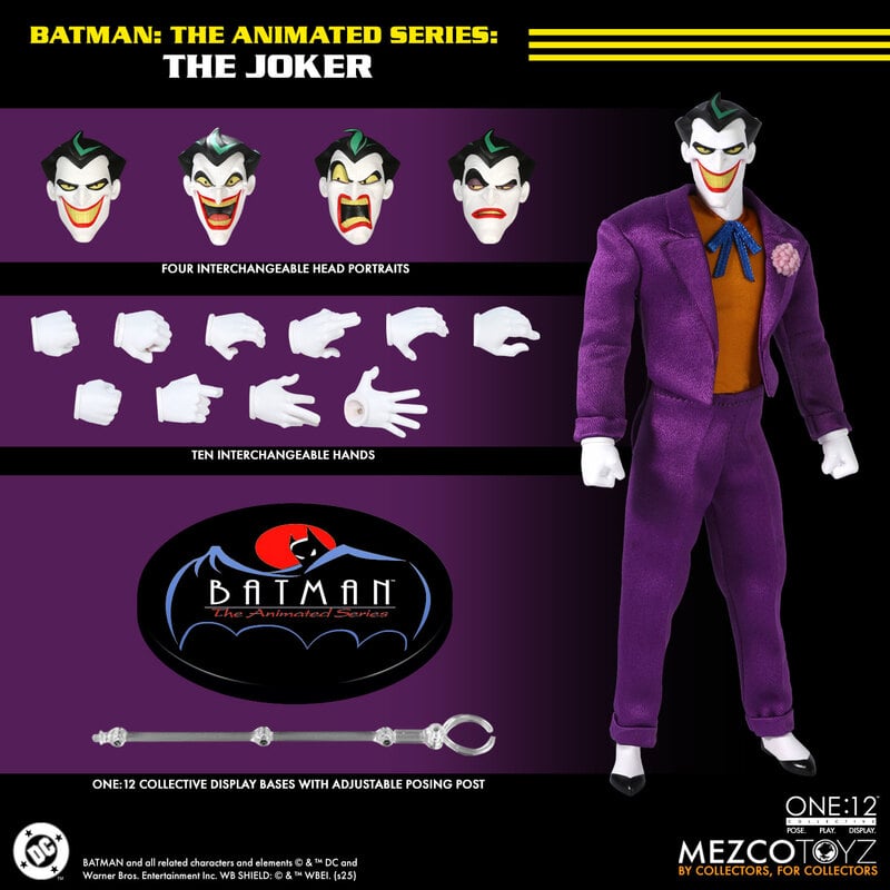 The Joker Batman: The Animated Series Action Figure DC Mezco Toyz One:12 Collective 2025