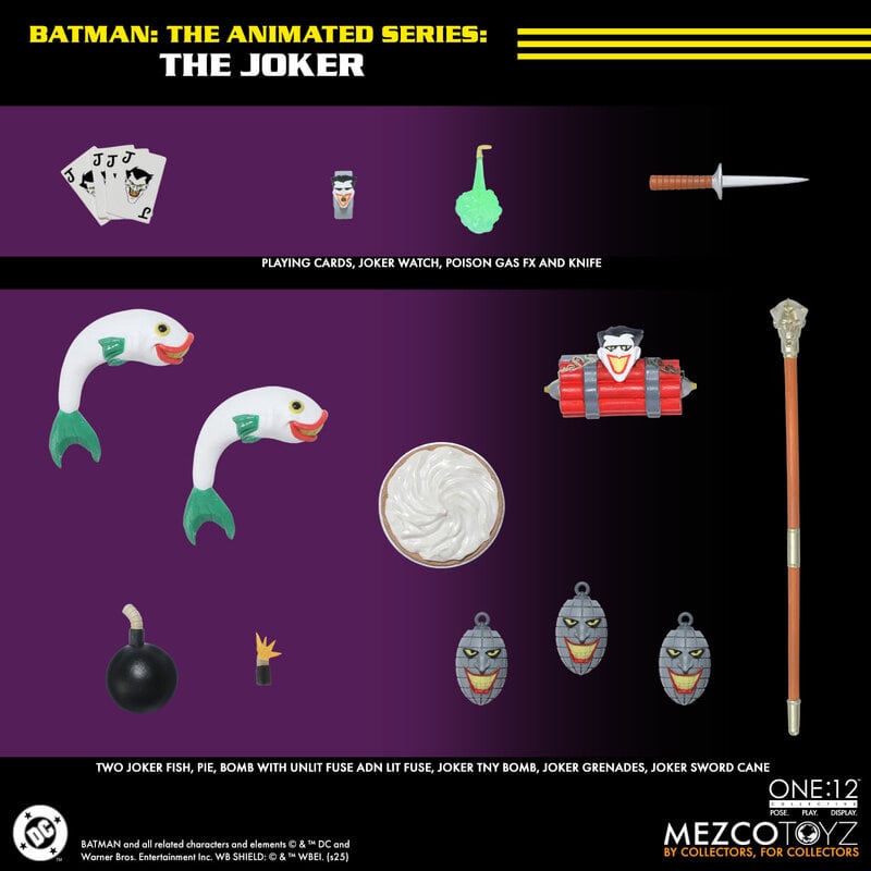 The Joker Batman: The Animated Series Action Figure DC Mezco Toyz One:12 Collective 2025