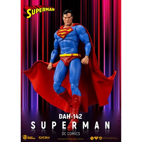 Superman (DAH-142) DC Comics 8 in. Action Figure Dynamic 8ction Heroes Beast Kingdom 2025