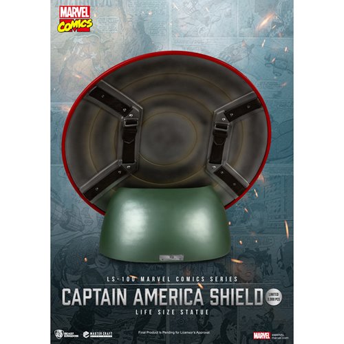 Captain America 1:1 Scale Shield LS-100 Master Craft Statue Beast Kingdom