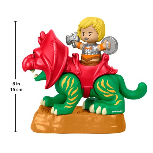 He-Man & Battle Cat Masters of the Universe Little People Collector Action Figure Set Fisher-Price Mattel 2026