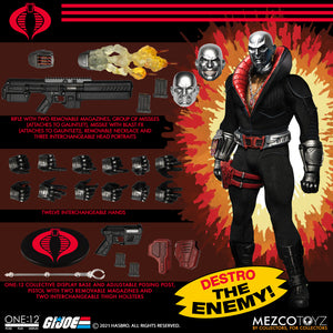 Destro Cobra G.I.JOE Action Figure Hasbro Mezco Toyz One:12 Collective 2022
