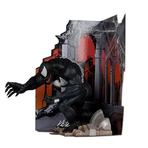 Venom 1:10 McFarlane Marvel Posed Figure Scene The Amazing Spider-Man #316