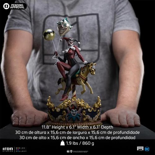 Harley Quinn Unleashed Series 1/10 Art Scale Deluxe Limited Edition Iron Studios Statue