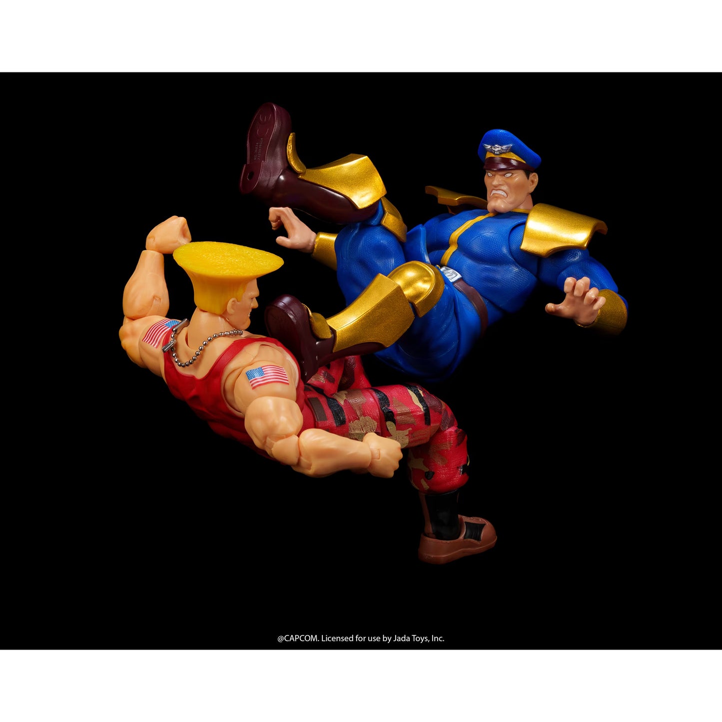 Guile Vs M.Bison Player 2 Ultra Street Fighter II Action Figure Set Capcom Jada Toys 2026