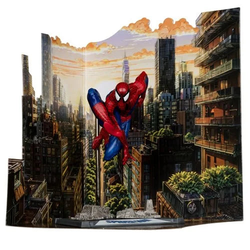 Spider-Man 1:10 McFarlane Marvel Posed Figure Scene Spider-Man #6
