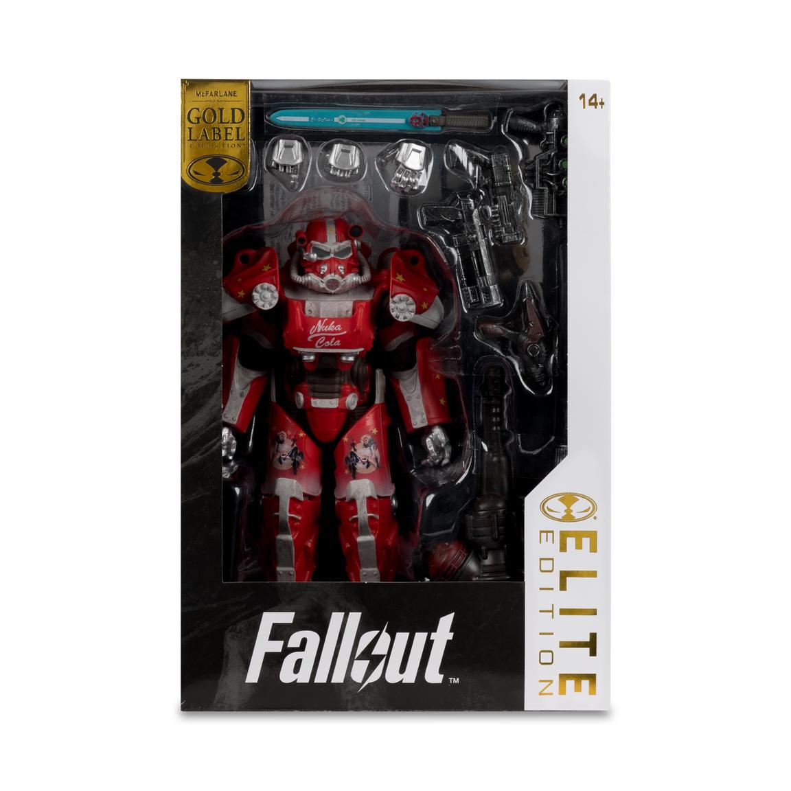 Nuka Cola T-60 (Gold Label) Elite Edition Fallout McFarlane Toys 7-in Action Figure