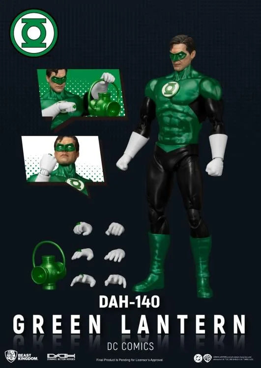 Green Lantern (DAH-140) DC Comics 8 in. Action Figure Dynamic 8ction Heroes Beast Kingdom 2025