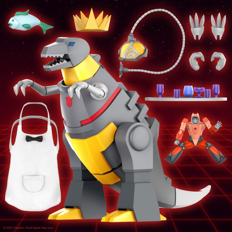 Grimlock (Dino Mode) Transformers 7 in. Action Figure Ultimates! Super7