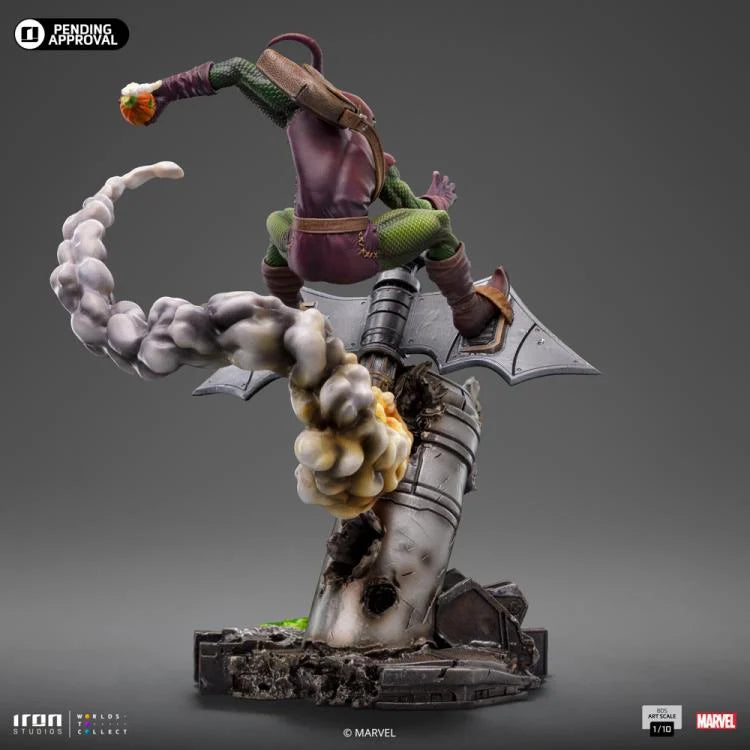 Green Goblin SpiderMan vs Villains Diorama BDS Art Scale 1/10 Iron Studios Statue