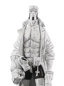 "Hellboy" (30th Anniversary) 12 1/2-Inch Black and White Variant Vinyl Figure (Previews Exclusive) Dark Horse
