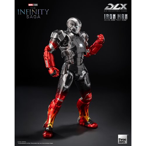 Iron Man Mark XXII "Hot Rod" 1/12 Scale Iron Man 3 The Infinity Saga DLX Threezero Action Figure
