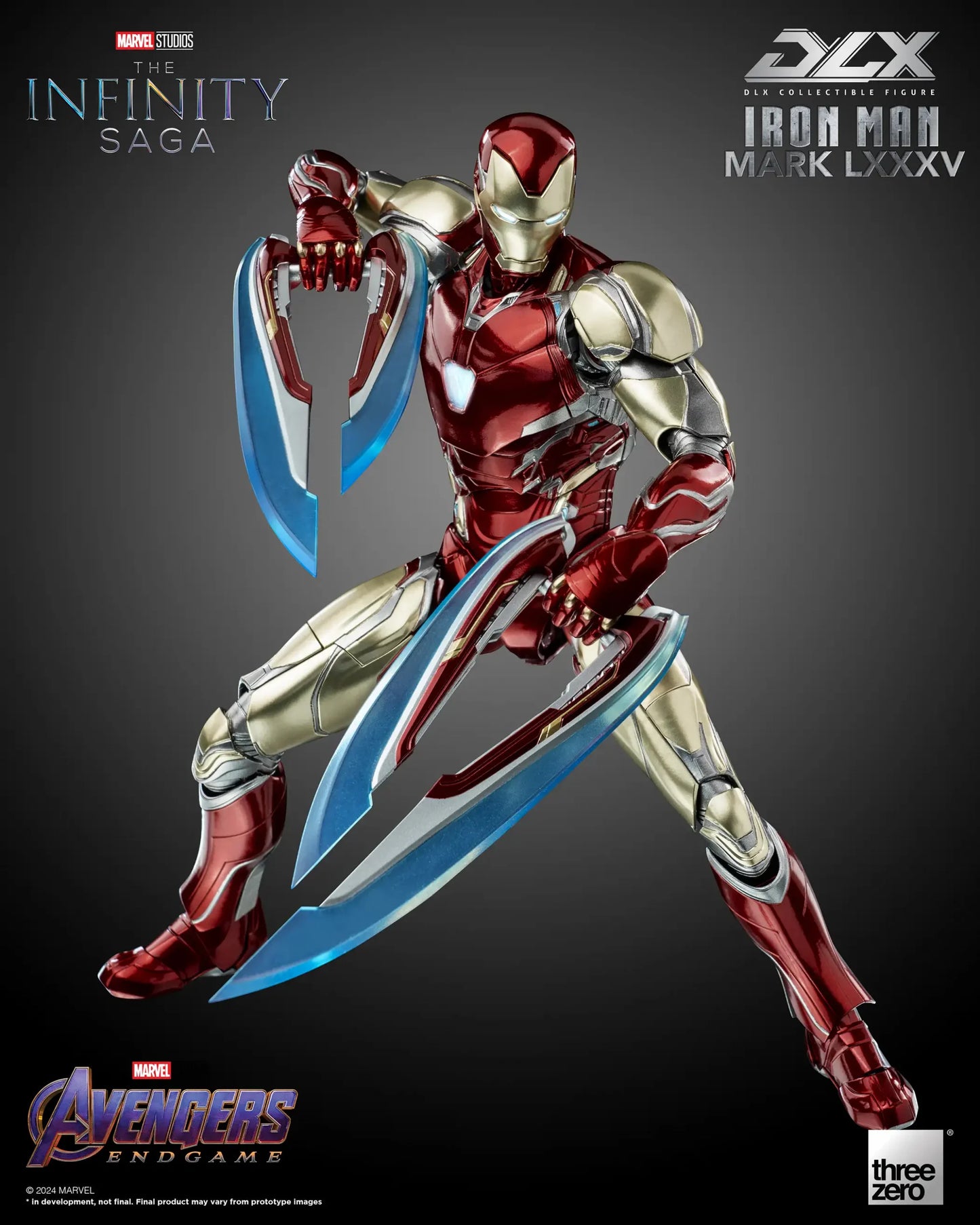 Iron Man Mk 85 Avengers: Endgame The Infinity Saga DLX Action Figure Threezero 2026