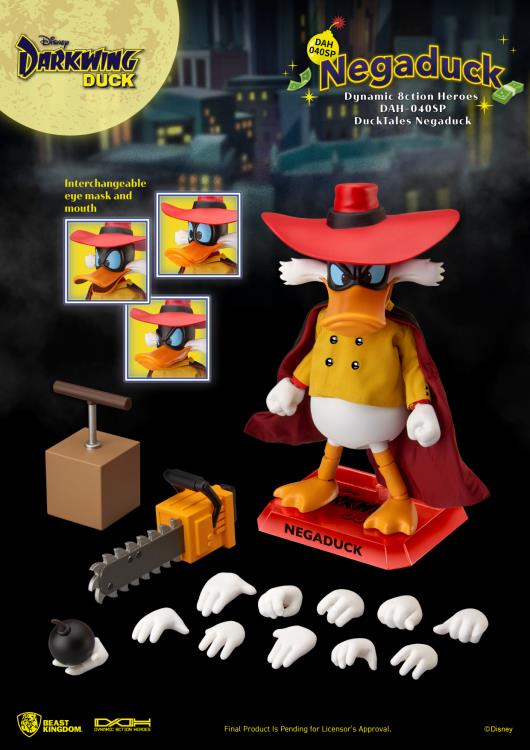 Negaduck (BBTS Exclusive) Darkwing Duck DAH-040SP Dynamic 8ction Heroes Action Figure Beast Kingdom