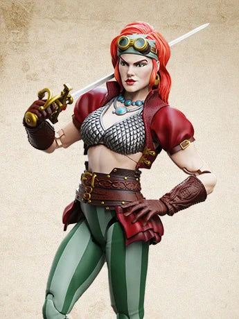 Red Sonja Steampunk Legend Epic H.A.C.K.S. 1:12 Scale Action Figure Boss Fight Studio 2025