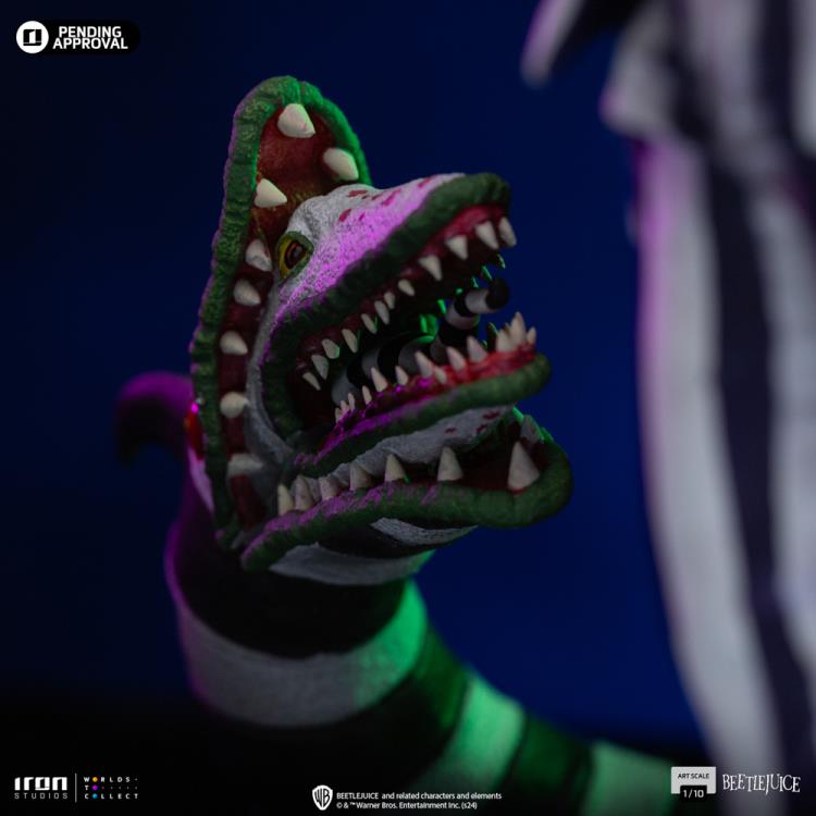 Beetlejuice 1:10 Deluxe Art Scale Limited Edition Statue Iron Studios 2026