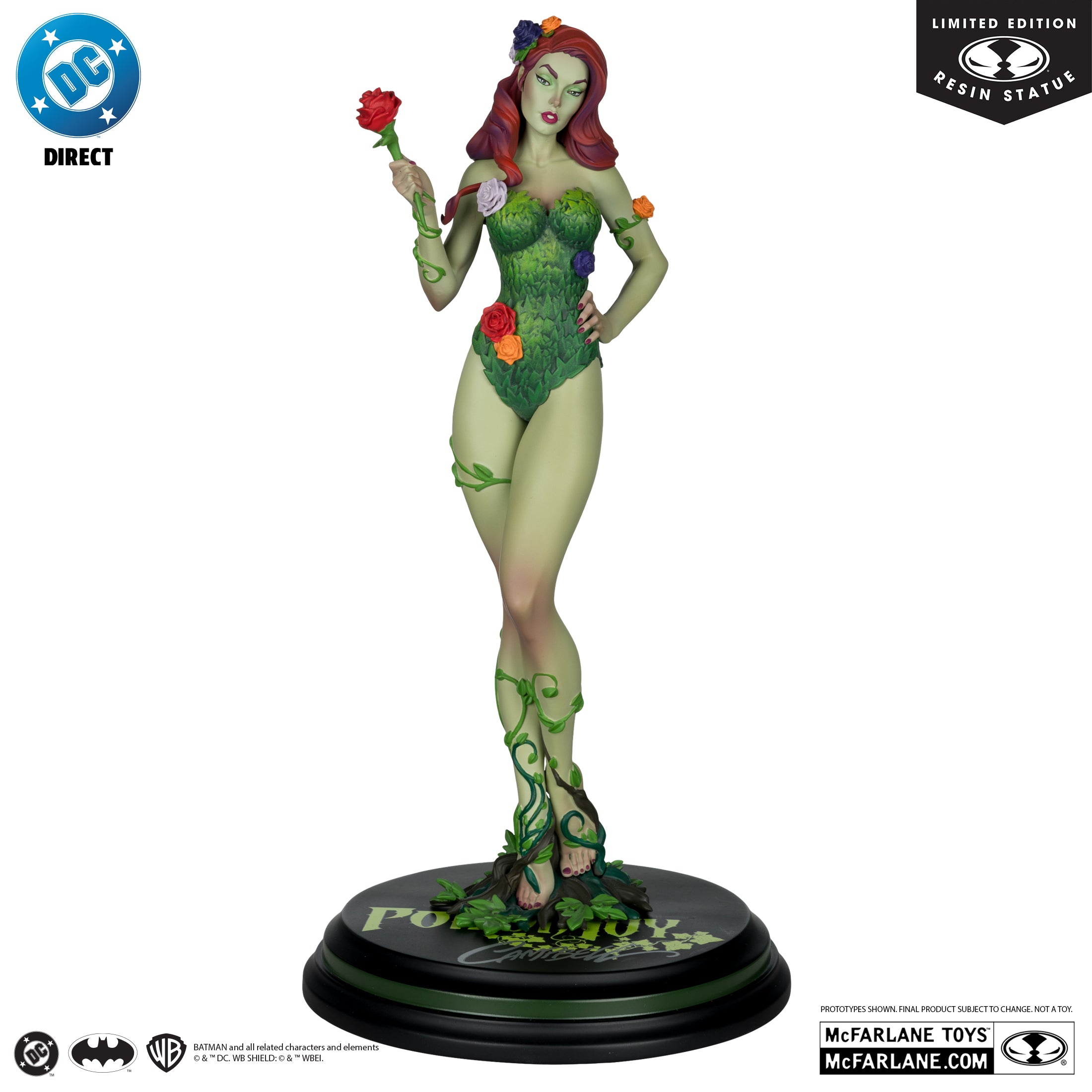 Poison Ivy By McFarlane Toys DC Direct by J. Scott Campbell (DC Cover Girls) 1:8 Scale Resin Statue