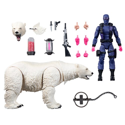 Snake Eyes and Polar Bear Hasbro GI JOE Classified #161 Series Figure