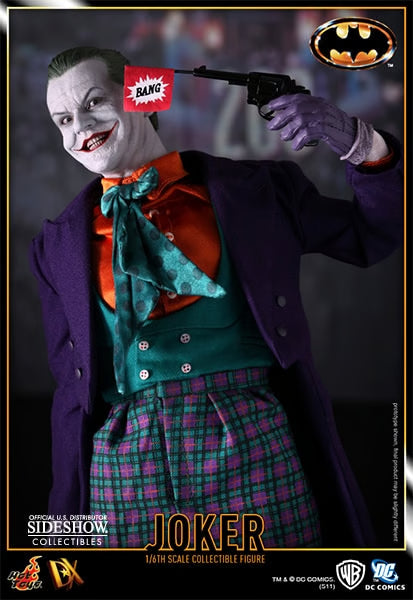 The Joker Batman (1989) Movie Masterpiece DX 1:6 Scale Action Figure Hot Toys 2012