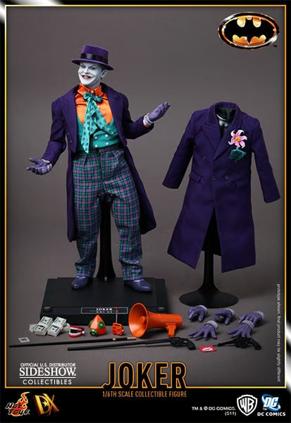 The Joker Batman (1989) Movie Masterpiece DX 1:6 Scale Action Figure Hot Toys 2012