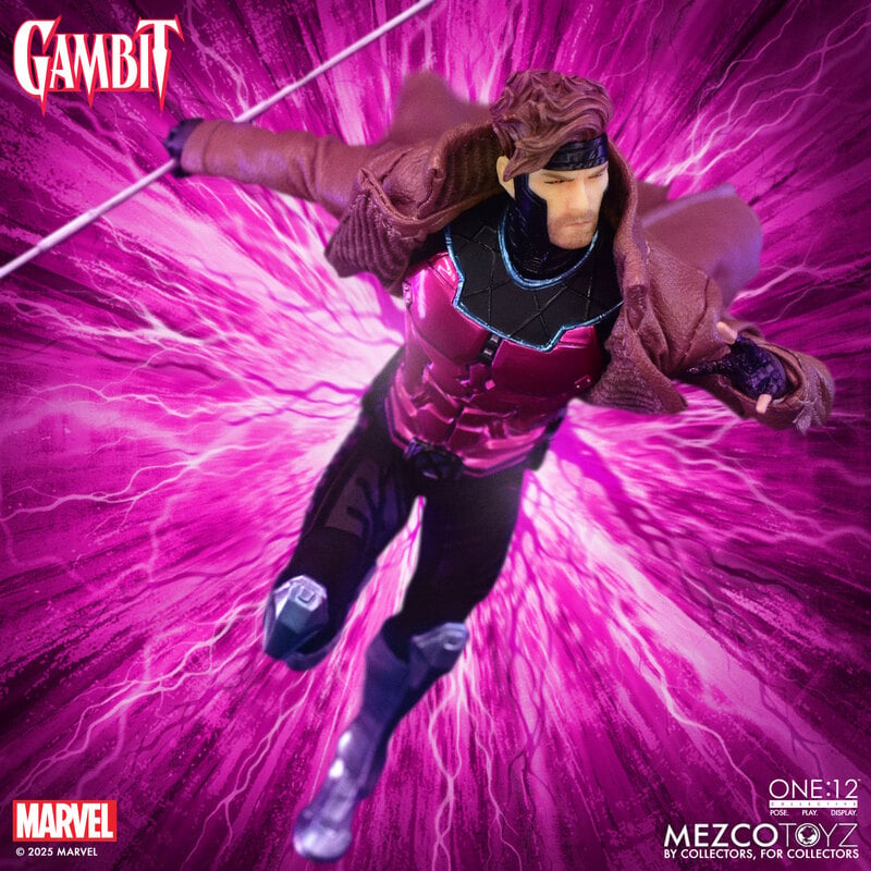 Gambit X-Men Action Figure Mezco Toyz One:12 Collective 2026