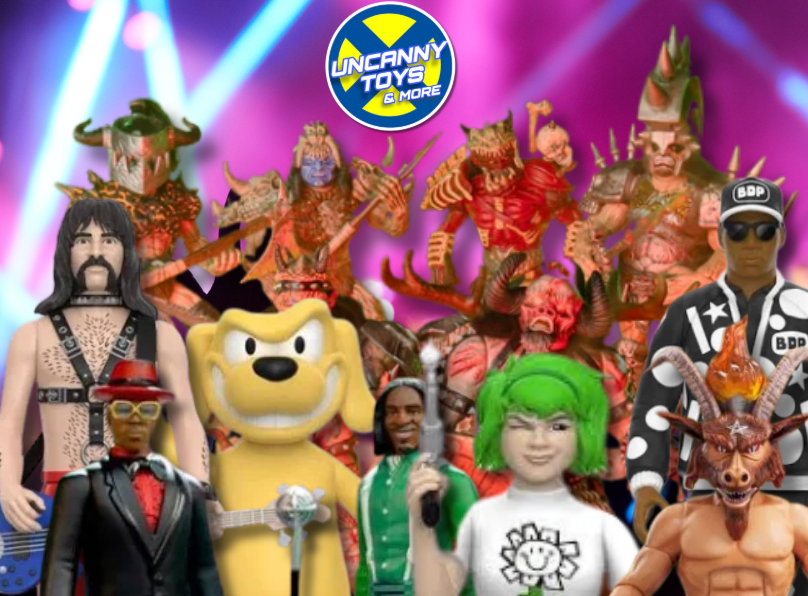 Music legend action figures including Daft Punk, KISS, Pantera, Iron Maiden, Beastie Boys and more at Uncanny Toys & More