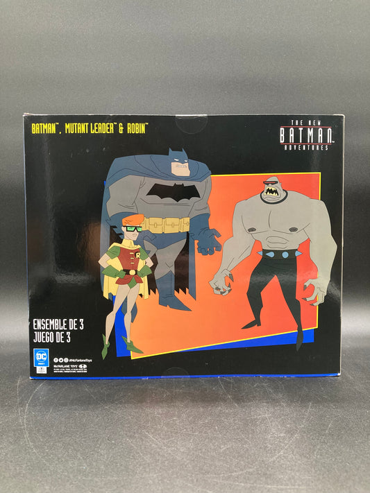 Batman, Mutant Leader & Robin McFarlane New Batman Adventures Animated Series Legends Of The Dark Knight 3 Pack 2024