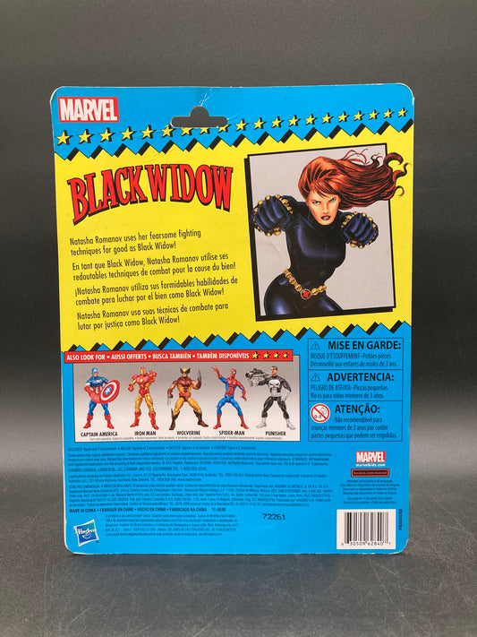Black Widow Hasbro Marvel Retro Card Figure 2017