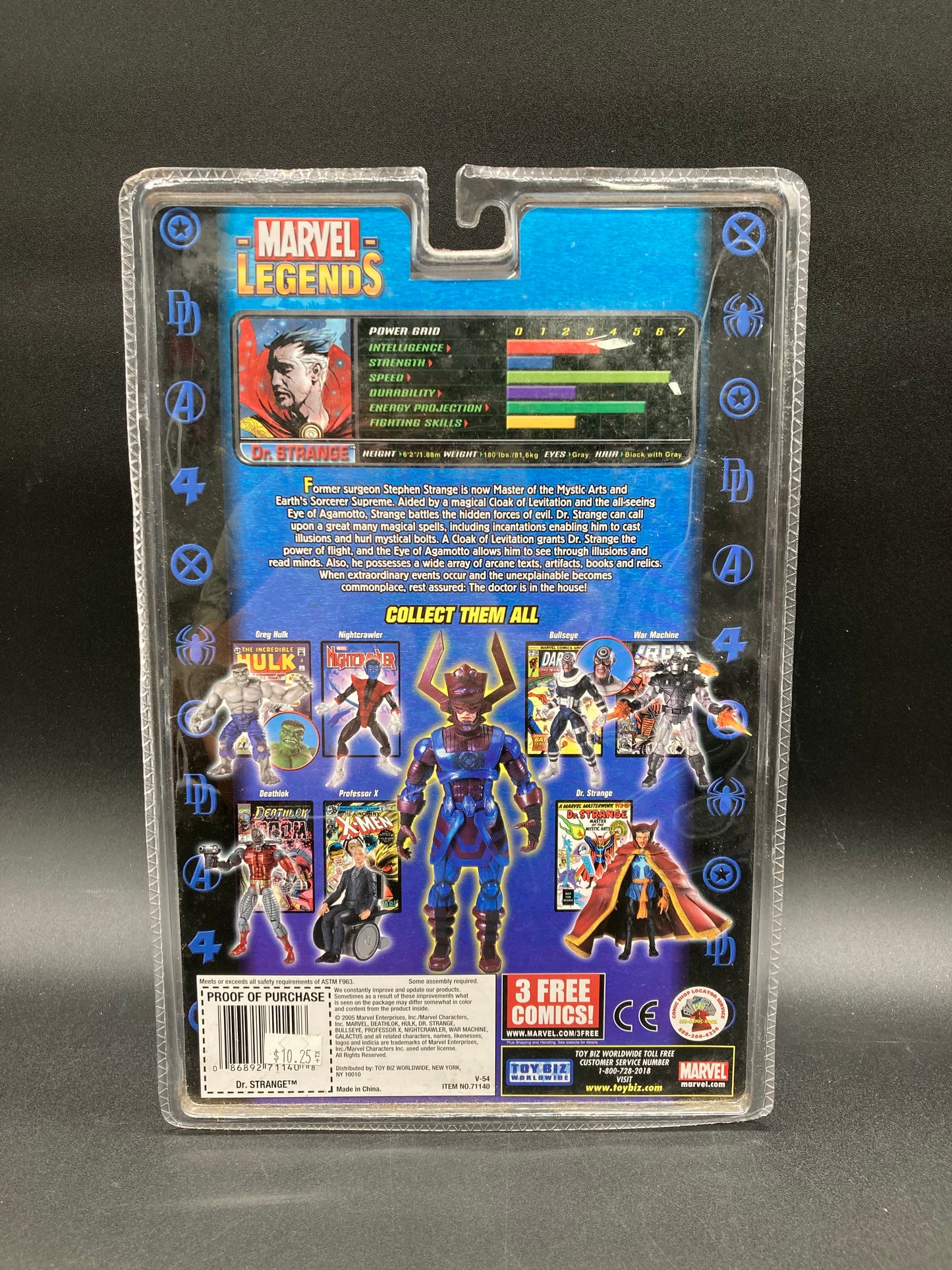 Doctor Strange Toybiz Marvel Legends Galactus Series Figure 2005