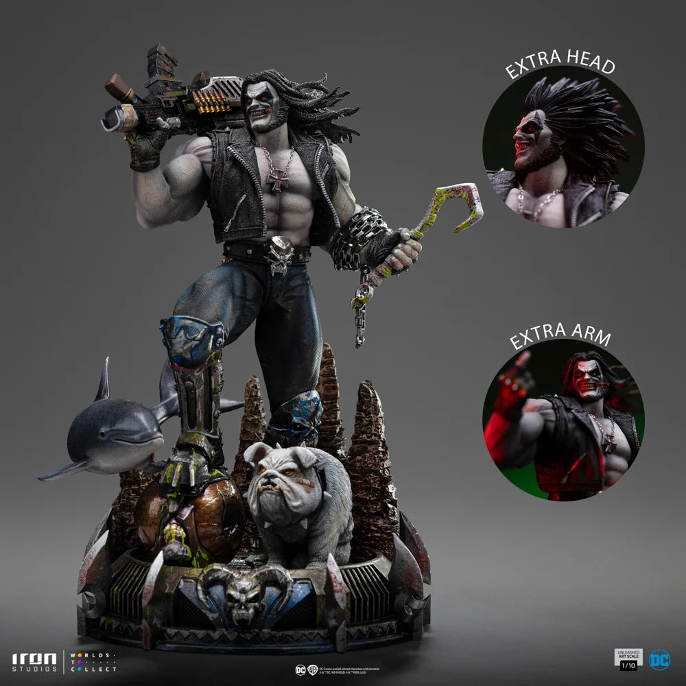 Lobo Unleashed DC 1:10 Art Scale Limited Edition Statue Iron Studios 2026