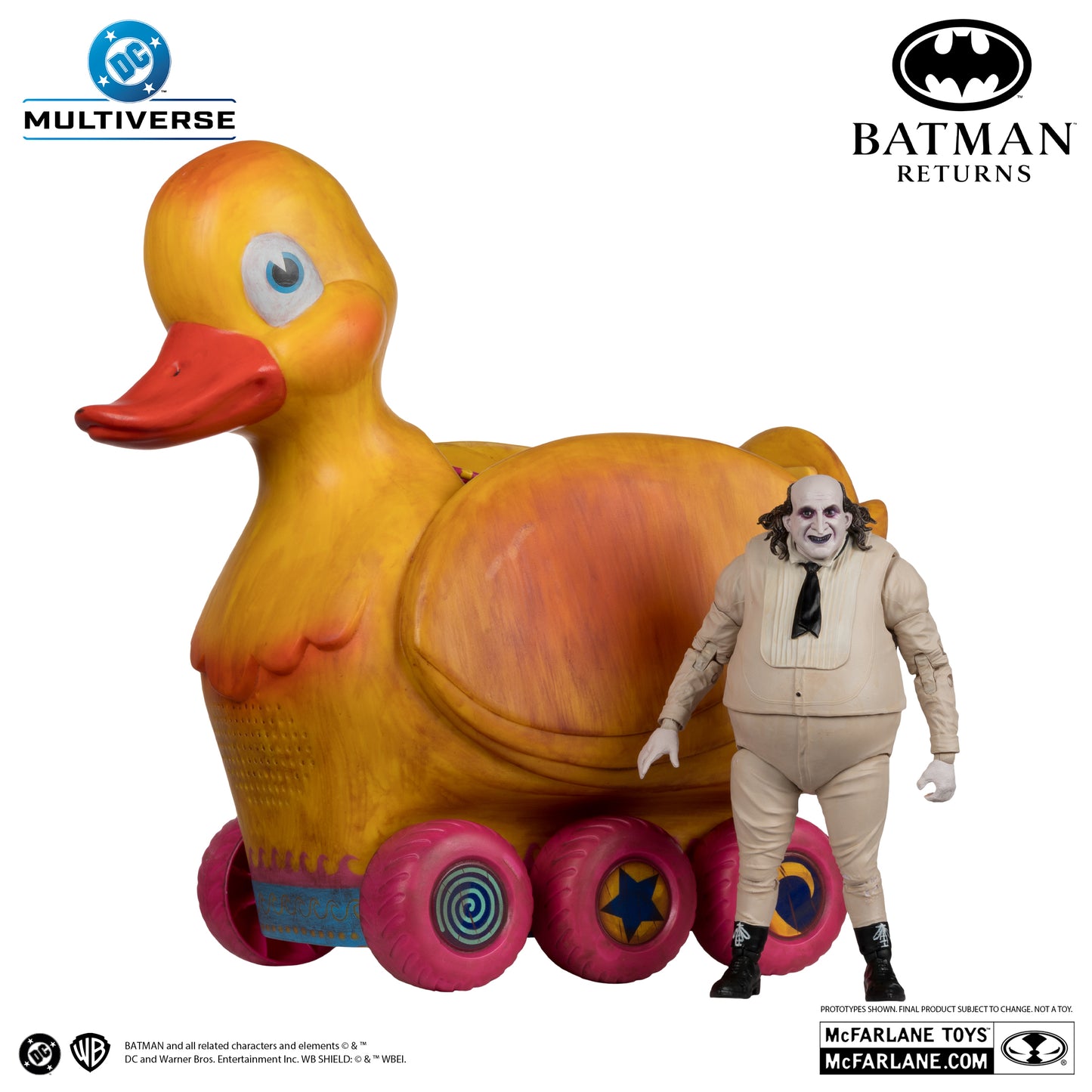 The Duck with The Penguin McFarlane DC Multiverse Batman Returns Gamestop Exclusive Figure Playset 2025