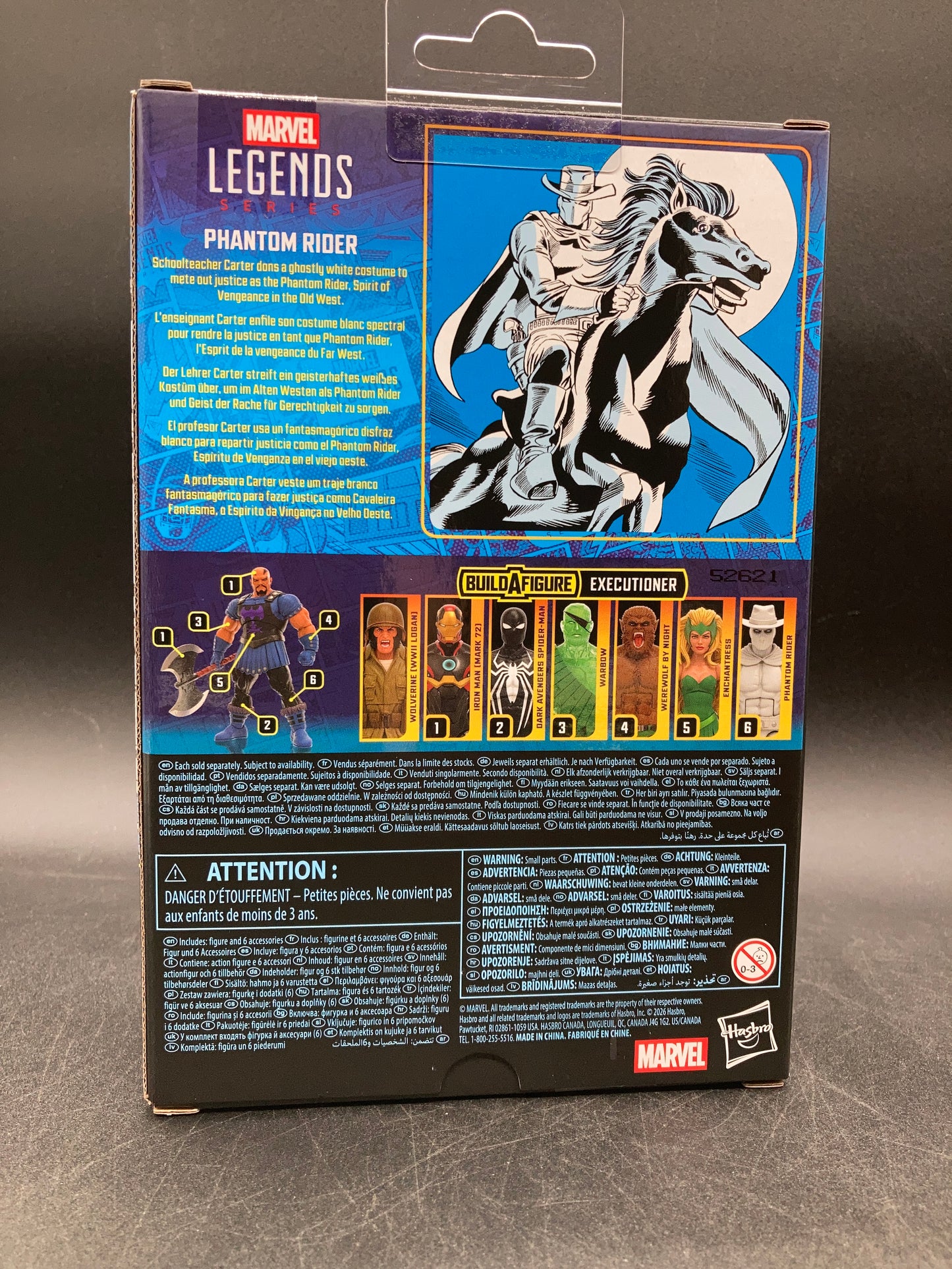 Phantom Rider Hasbro Marvel Legends Figure Executioner BAF 2025