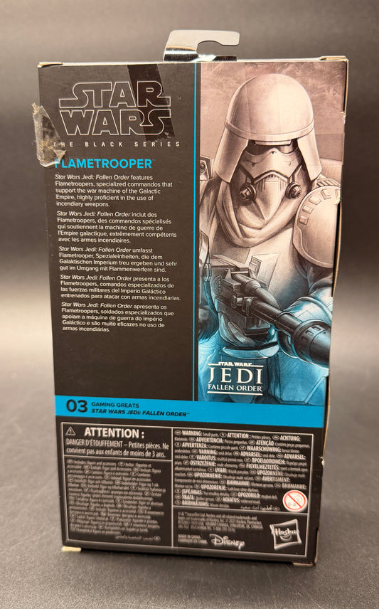 Flame Trooper Hasbro Star Wars Black Series Jedi: Fallen Order 6 in. Figure