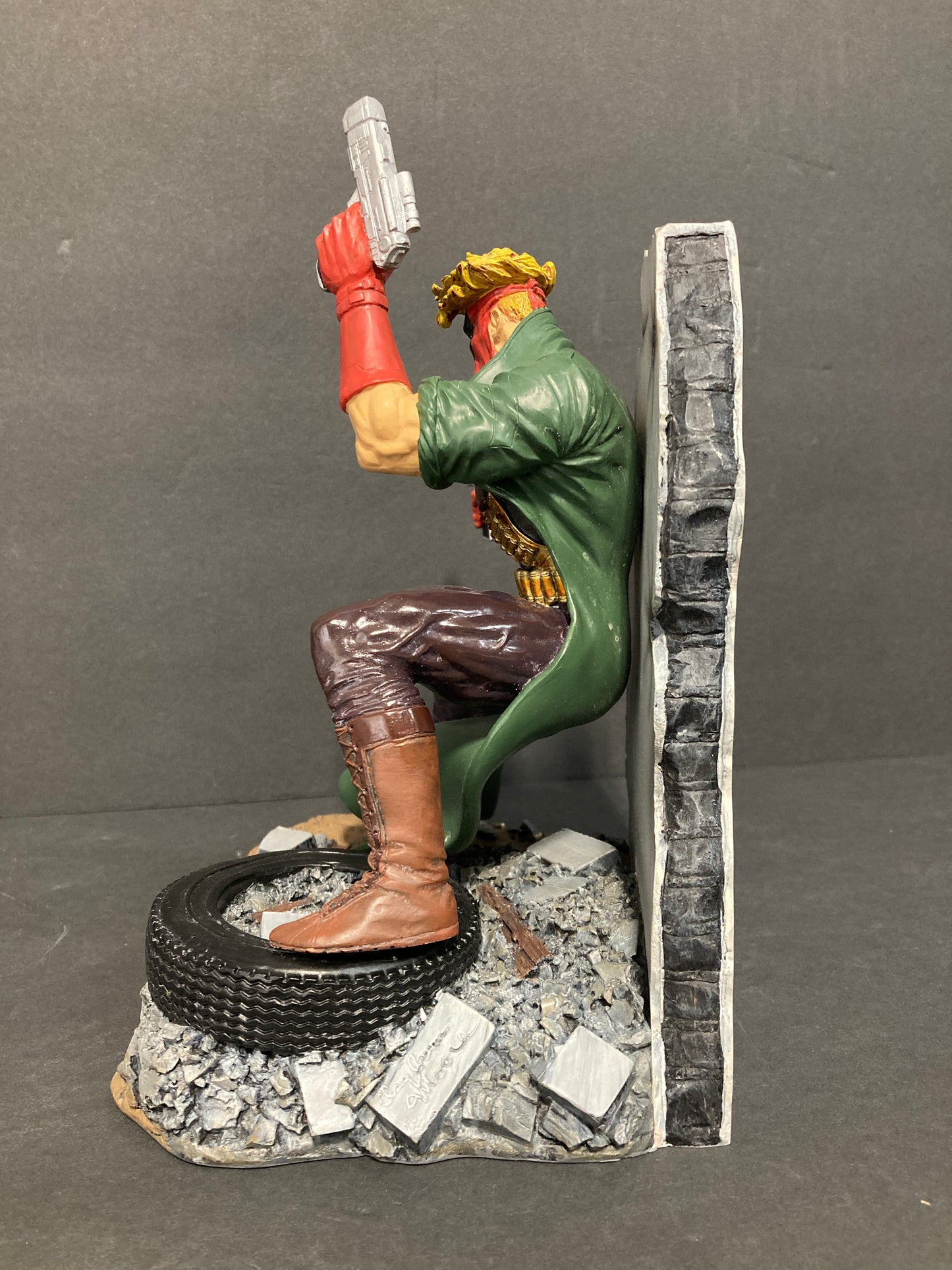 WildCATs Grifter Image/DC Comics Jim Lee Clayburn Moore Statue w/card (Open)